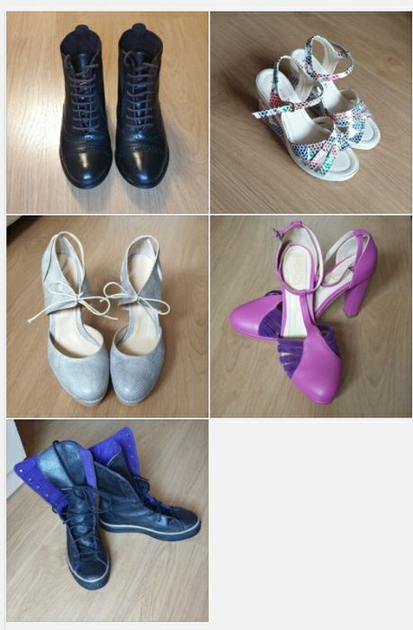 Lot incaltari piele 37, noi sau in stare f buna