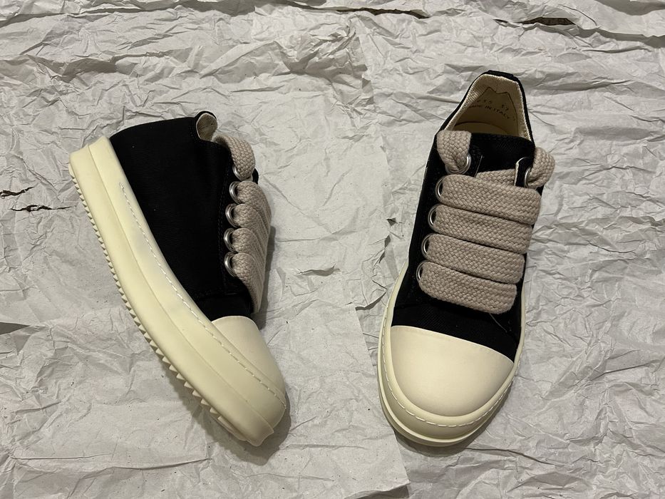 Adidasi Rick Owens Jumbo Laces Low DRKSHDW