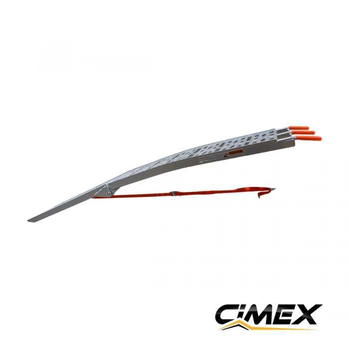 Aлуминиева рампа 680 кг к-кт 2 части, сгъваема, 223Х28 см