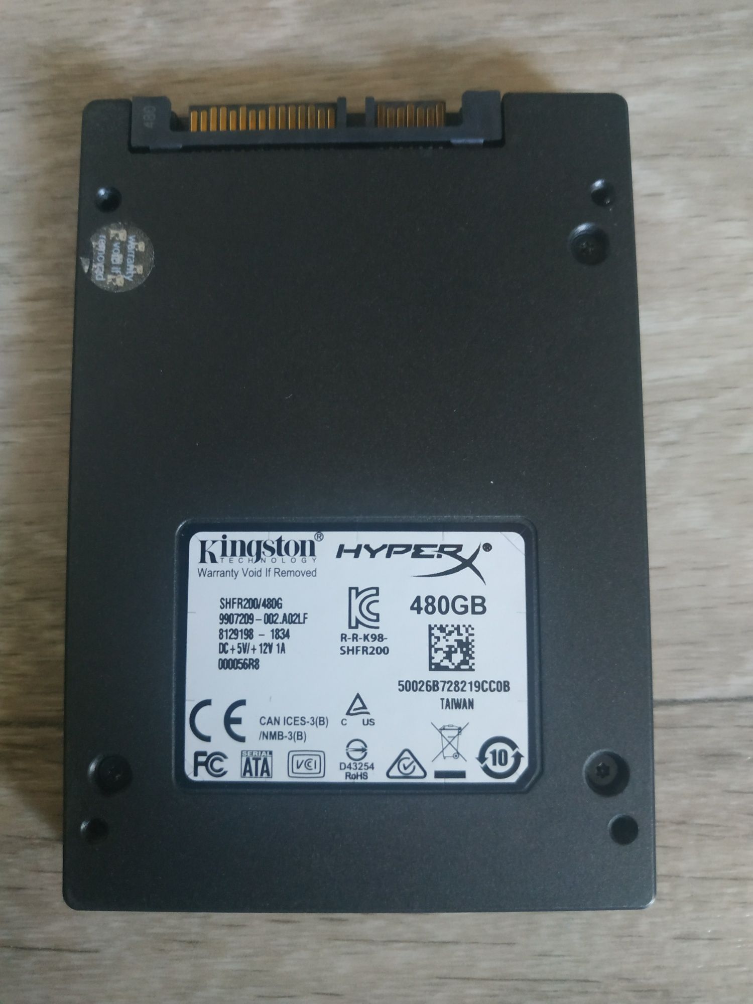 SSD Kingston Hyper X 480Gb Sata