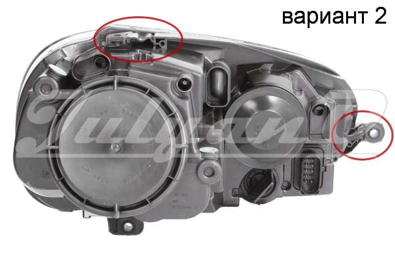 Щипки (водачи, крепежи) за закрепване на фар за VW GOLF 5 - JETTA 3