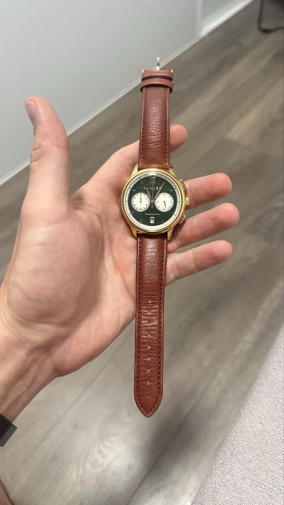 Ceas Cicero vintage verde cu cronograf