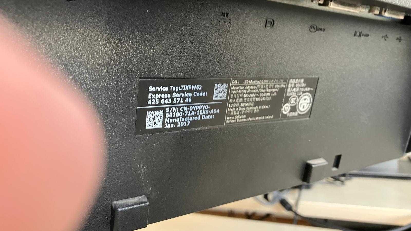Vand monitore Dell U2412M