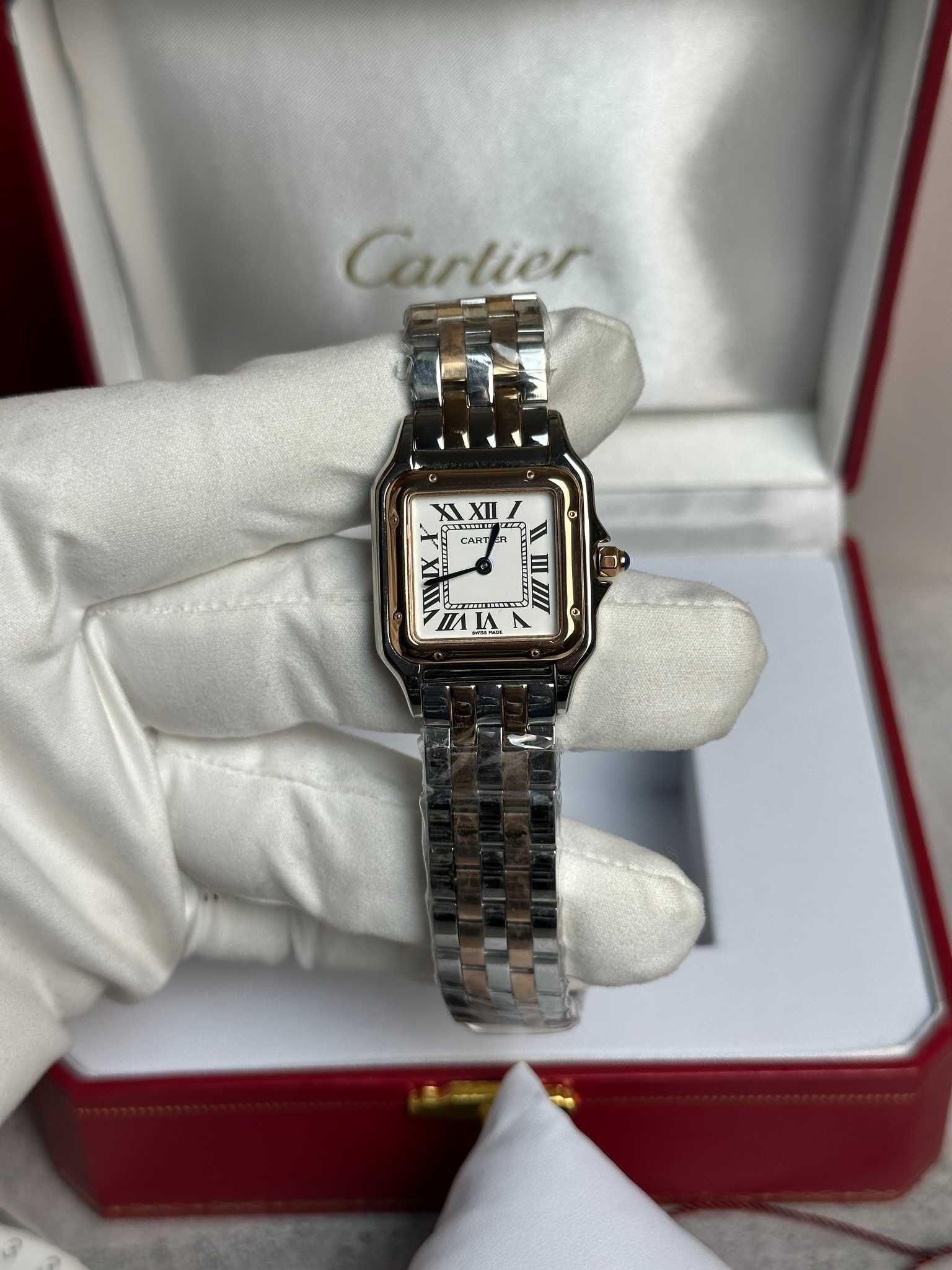 Cartier Panthere 28 MM Two Tone Rose si Silver