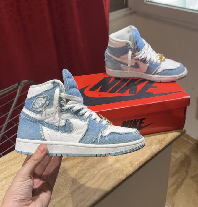 Jordan 1 High Denim 38 Originali cu Raport de autenticitate