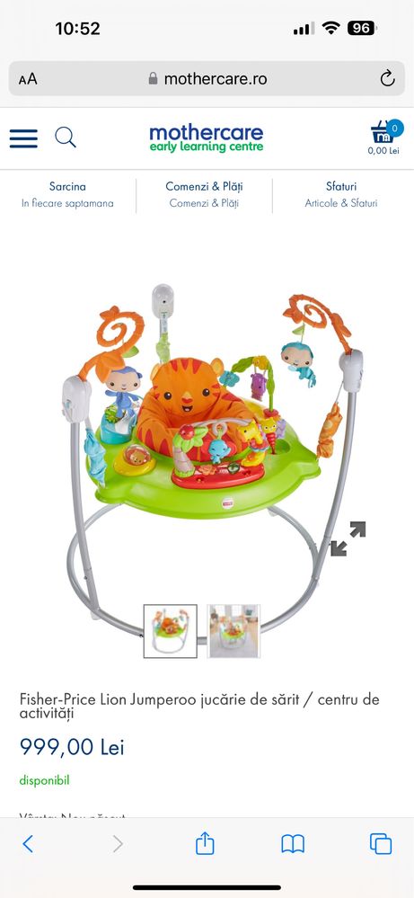 Jumper centru activitati fisher price