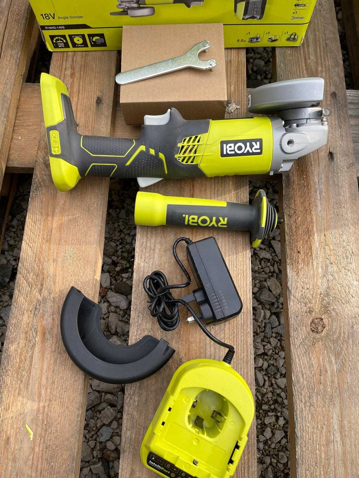 Polizor unghiular fără fir Ryobi R18AG-140S 18V ONE+
