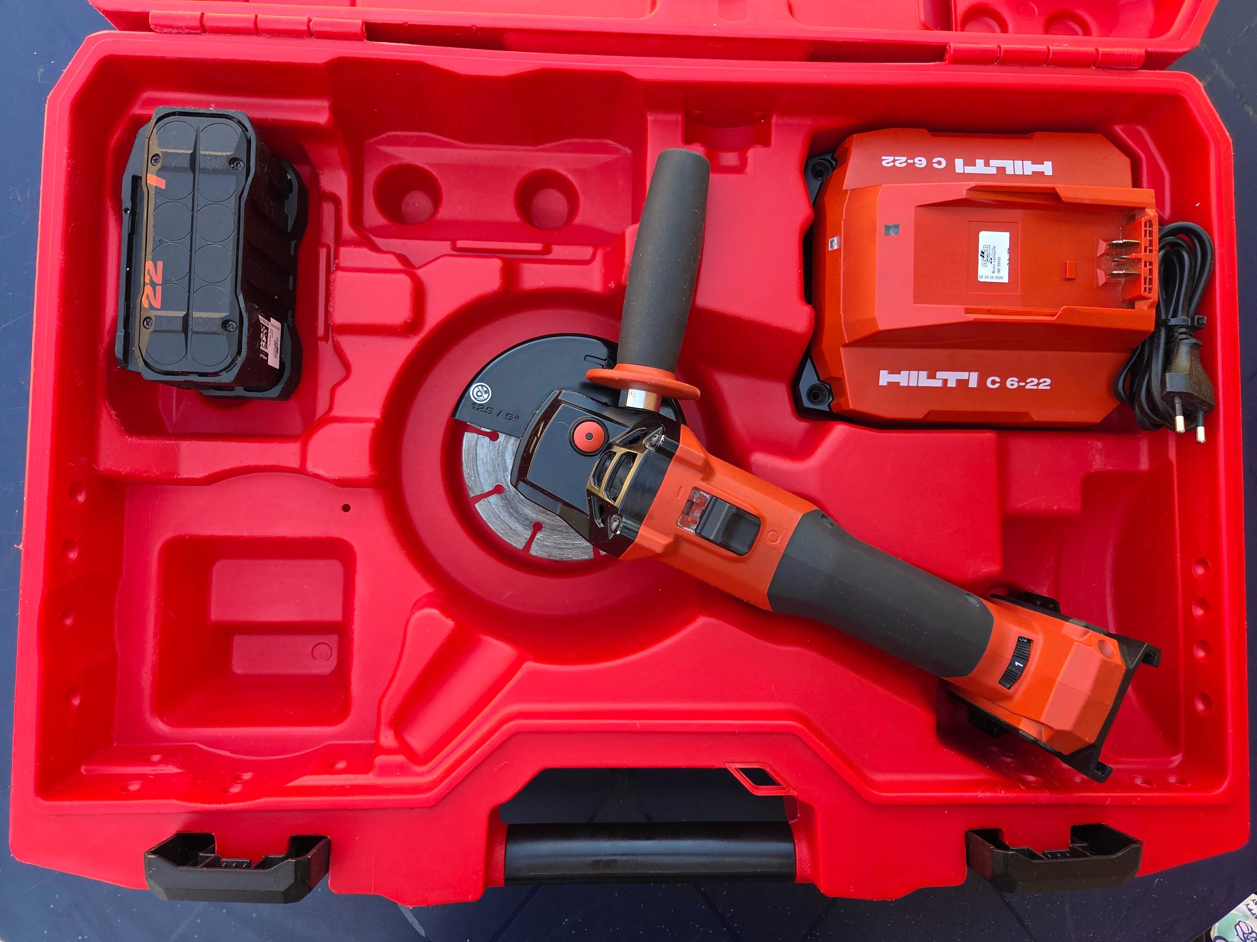 Hilti AG 4S-22 акумулаторен ъглошлайф / флекс, 22V Nuron платформа