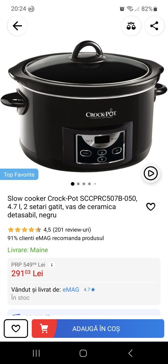 Slow cooker Crockpot