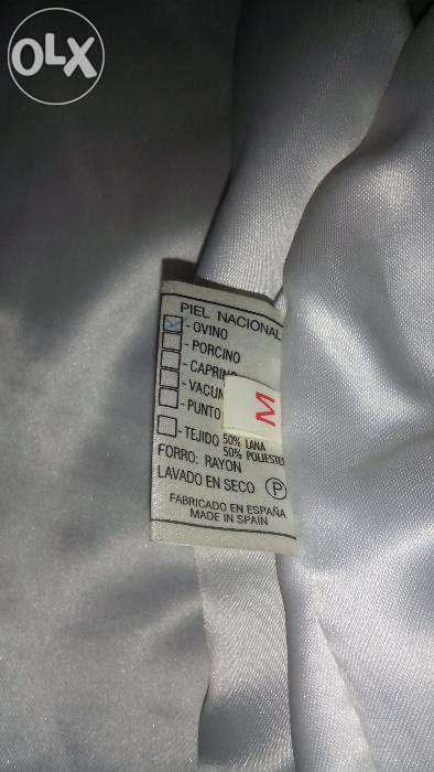 Schimb-vand haina din piele de dama, cu blana, model deosebit