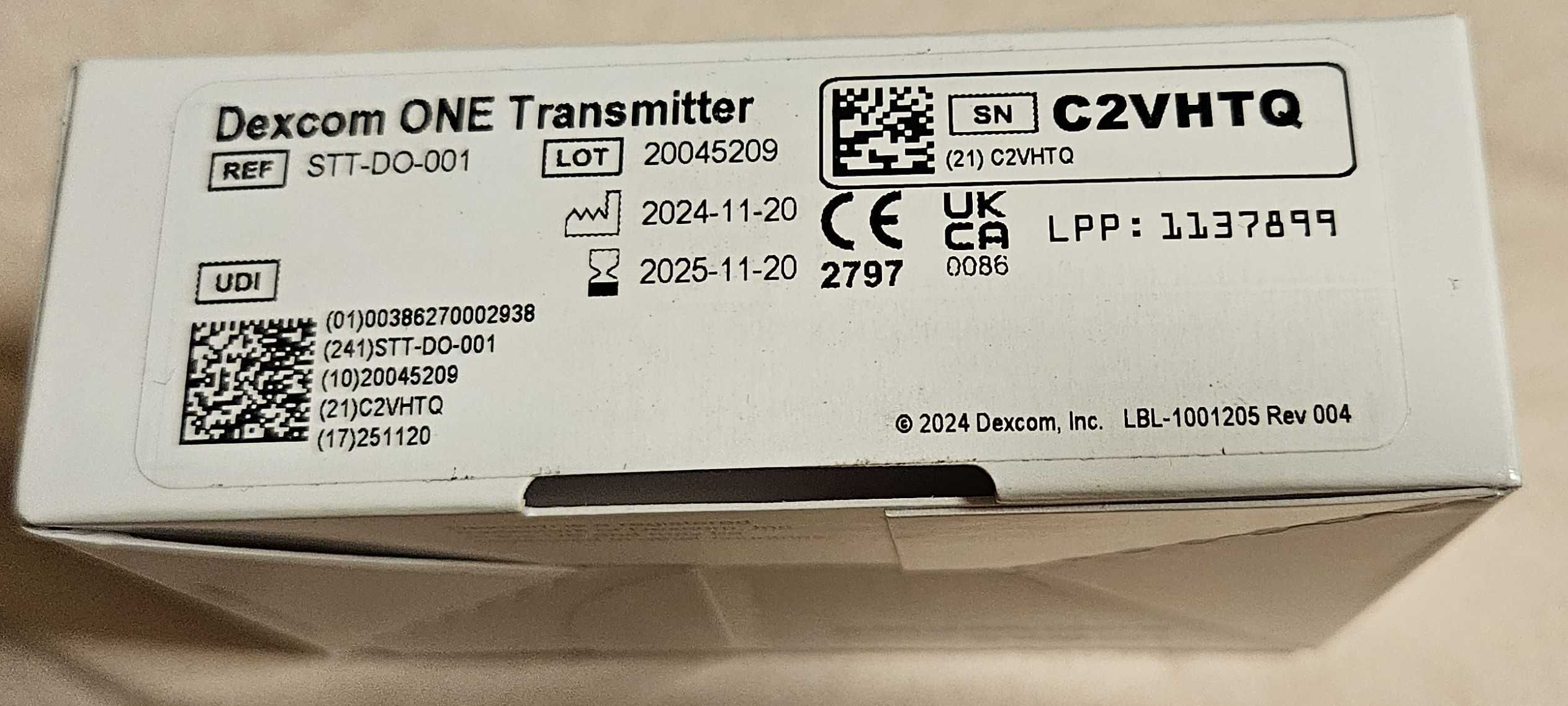 Dexcom one трансмитер
