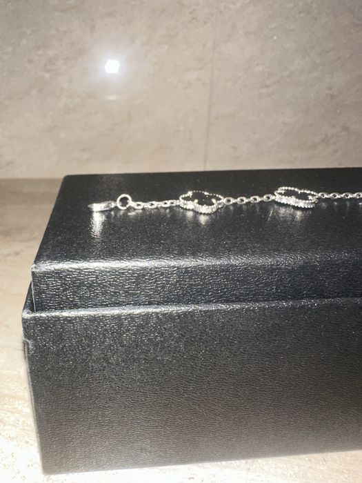 Van Cleef & Arpels VCA Silver Black 5 Motifs Alhambra