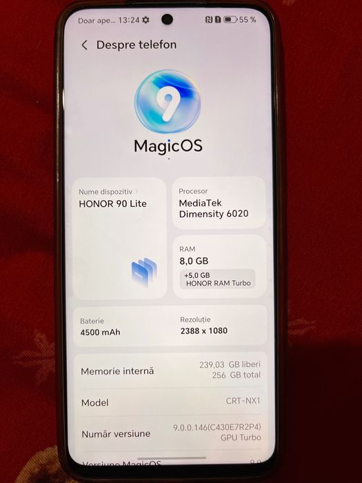Vând Honor 90 Lite - dual sim