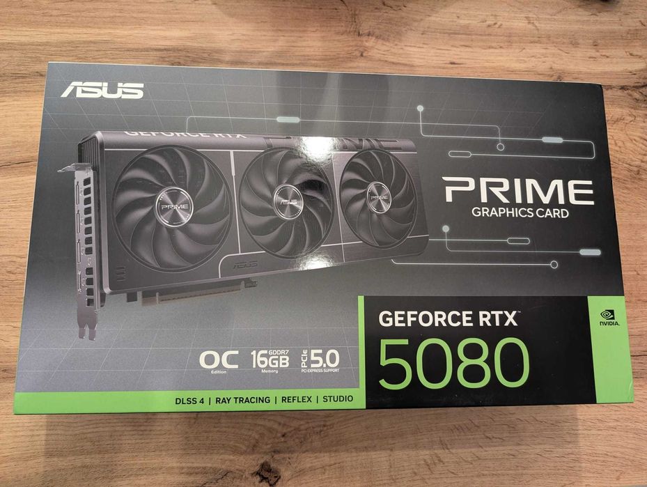 Placa video ASUS GeForce RTX 5080 PRIME OC 16GB GDDR7 256-bit DLSS 4.0