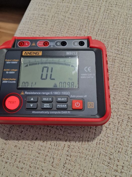 Tester izolatie Aneng MH12