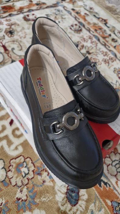 Туфли лоферы кожаные  Турция