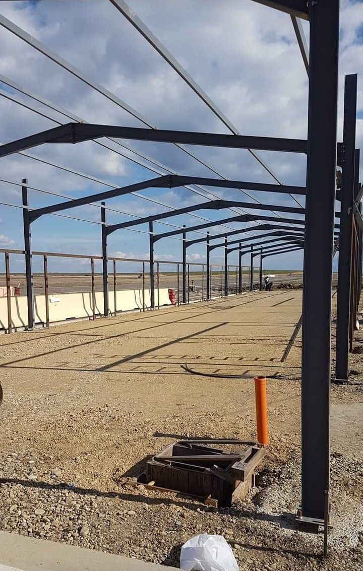 Vând hale metalice structuri 8x20 din profil IPE160