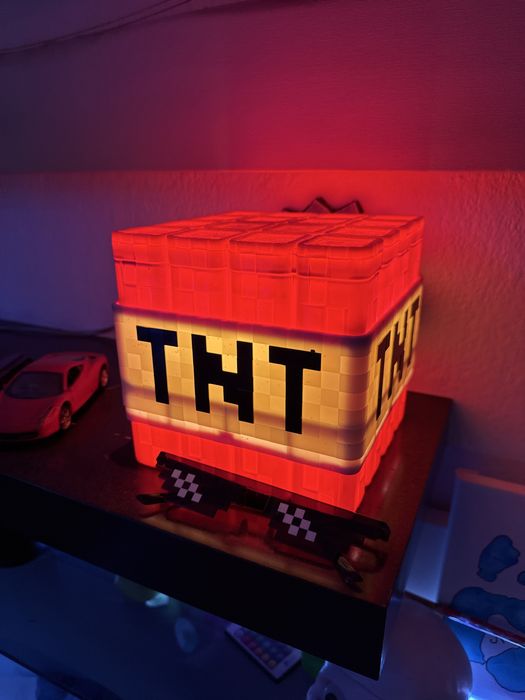 Lampa / Veioza Led Minecraft TNT