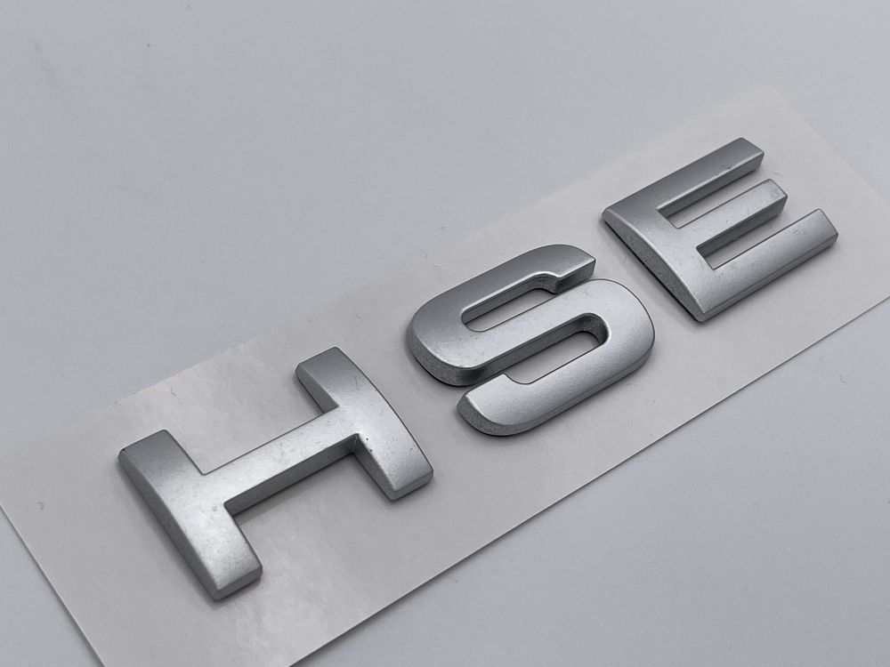Emblema compatibila Land Rover HSE gri mat