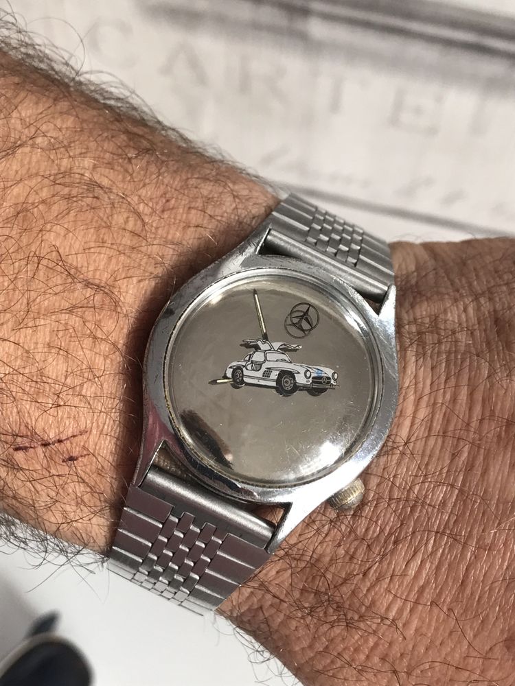 Ceas vechi de colectie Mercedes Benz cu mecanism elvetian