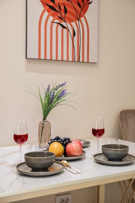 Современная студия с панорамой на Tashkent City