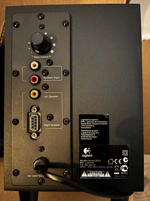 Vand Boxe 2.1 Logitech Z323, 30W, Negru