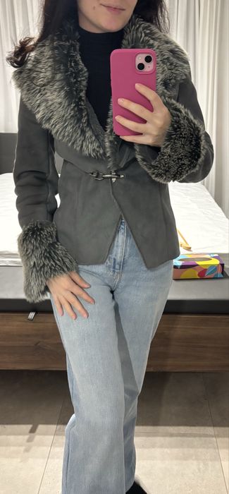 Blanita scurta gri