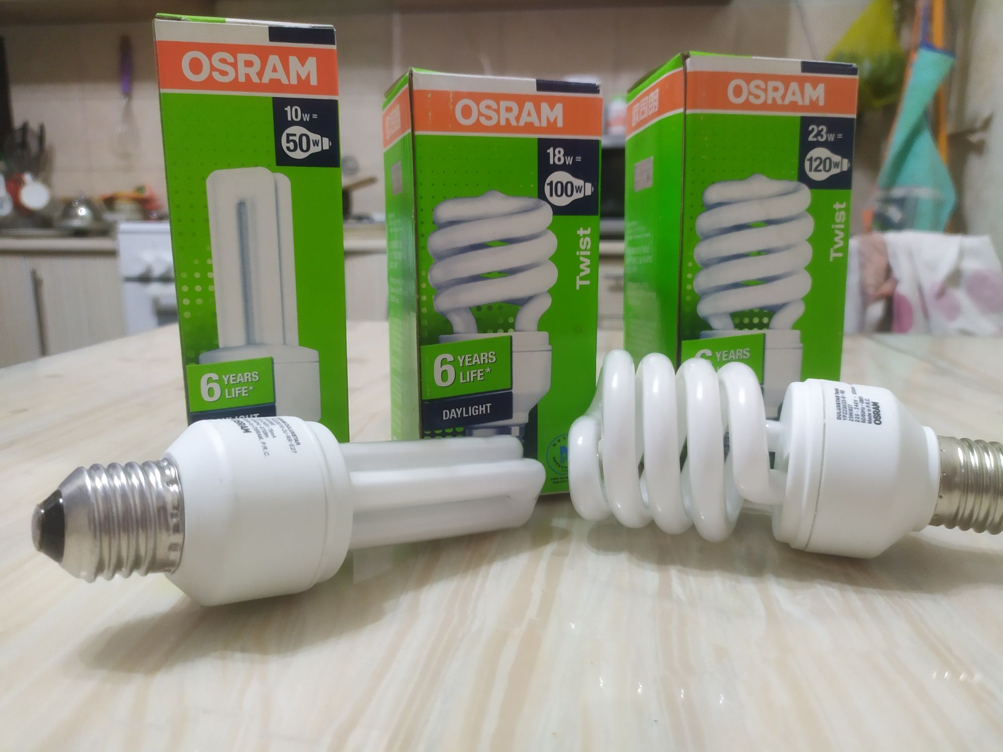 Энергосберегающие лампочки OSRAM