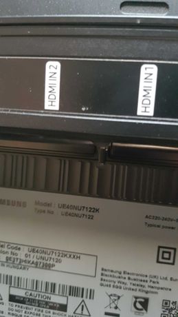 Display leduri boxe IR Carcasa televizor samsung UE40NU7122k defect