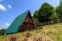 Cabane stil A-Frame, Casa din structura de lemn de vanzare la comanda