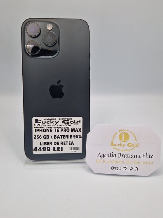 Iphone 16 Pro Max 256 GB Bat 96 cod 7560