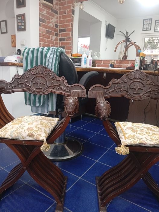 Jilt lemn natural pliant cu perne