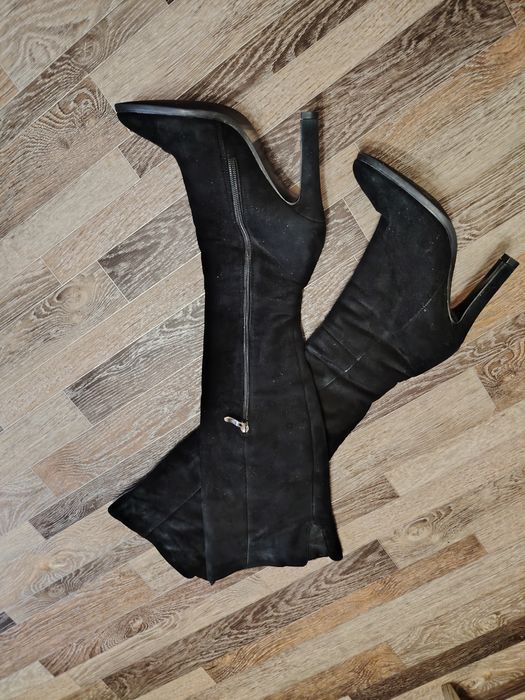 Сапоги ботфорты женские зимние