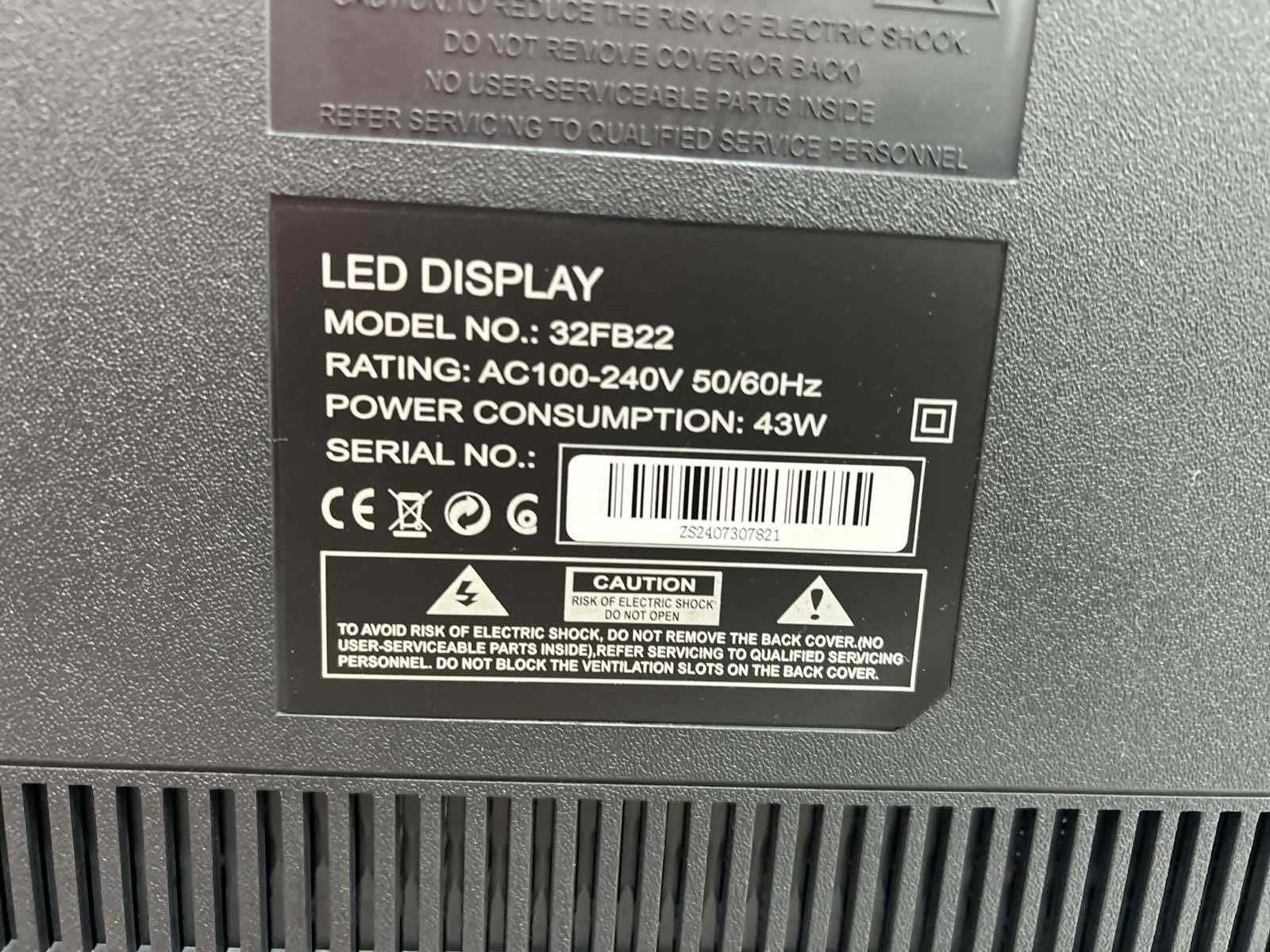 Продавам LED телевизор CROWN 32 INCH