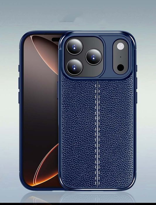 Apple iPhone 17 / 17 Air / 17 Pro / 17 Pro Max /Лукс кейс кожена шарка