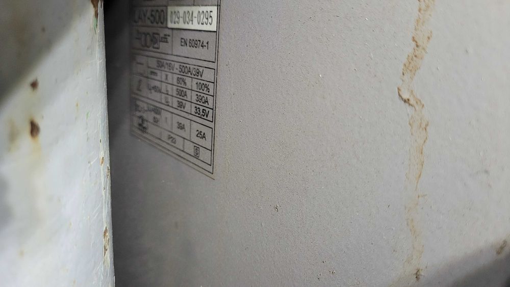 Aparat de sudura 500 amperi cu răcire lichid Marca ESAB