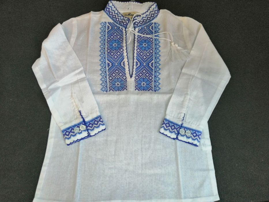 Ie băieței motive tradiționale din bumbac 0-14anisori