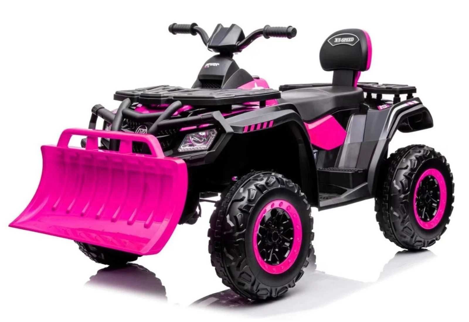 ATV electric 4x4 cu accesorii incluse, BJS615 320W 24V, culoare roz