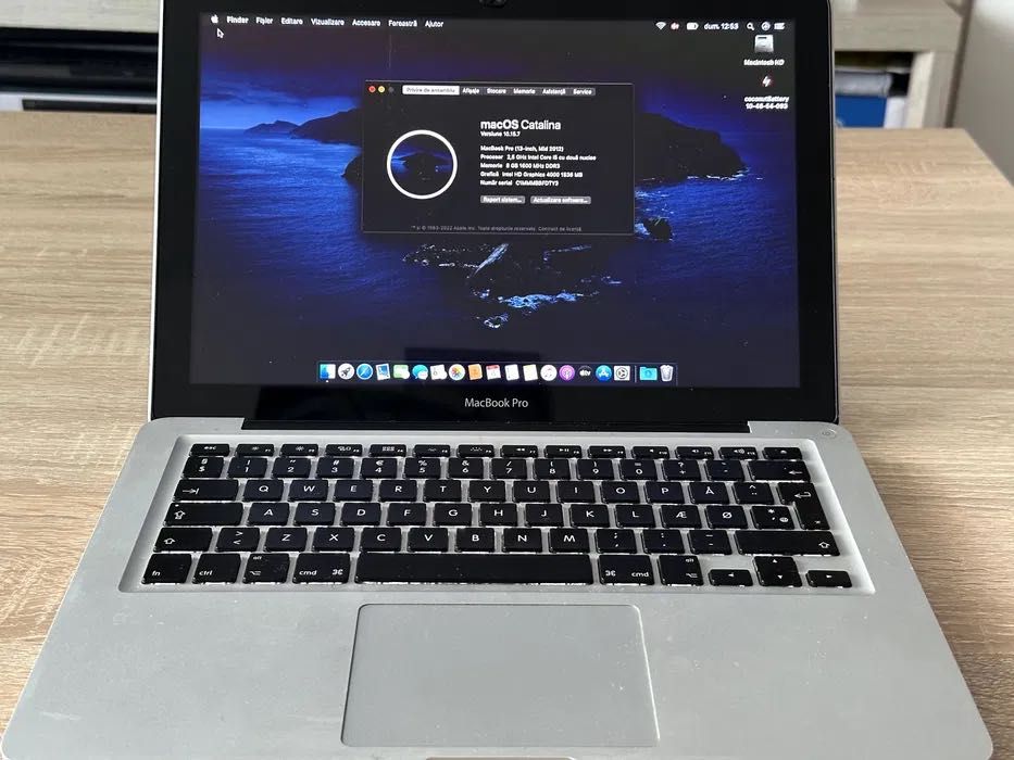MacBook Pro A1278 Mid 2012  8Gb ram 128 GB SSD