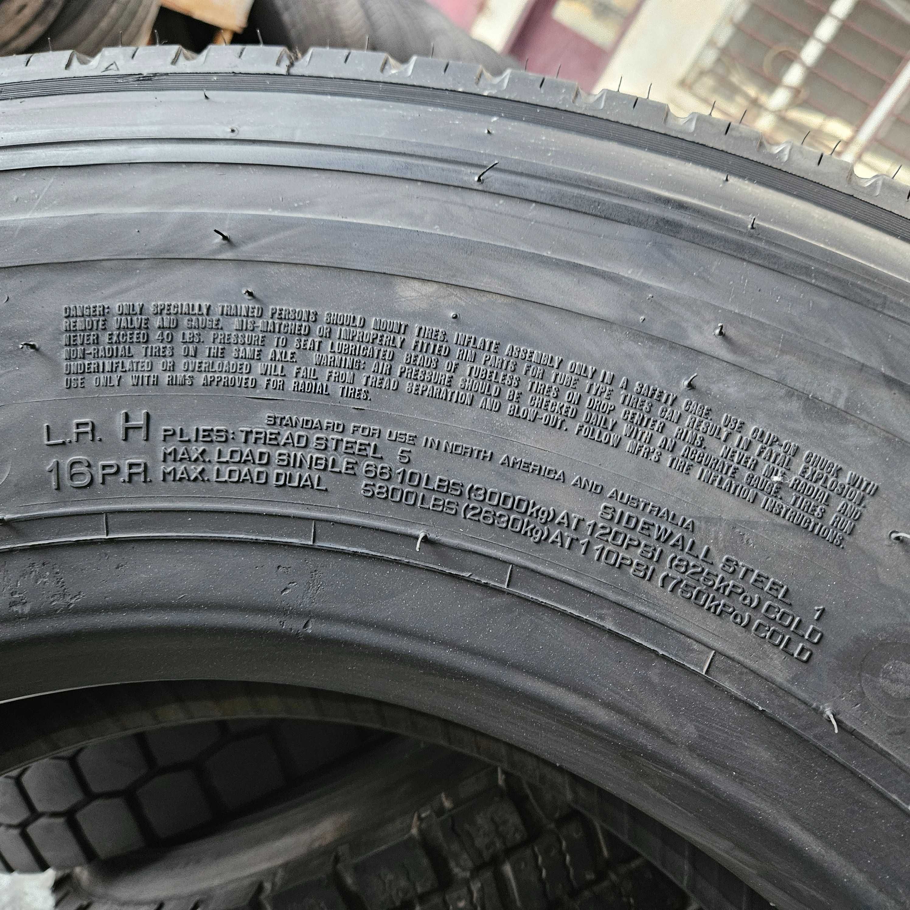 1 Нова тежкотоварна гума 11R22.5 Marshal 148/144L 16PR made in Korea