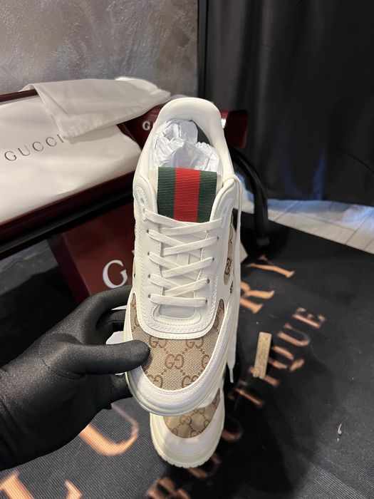Adidasi Gucci din piele FULL BOX - Reducere !