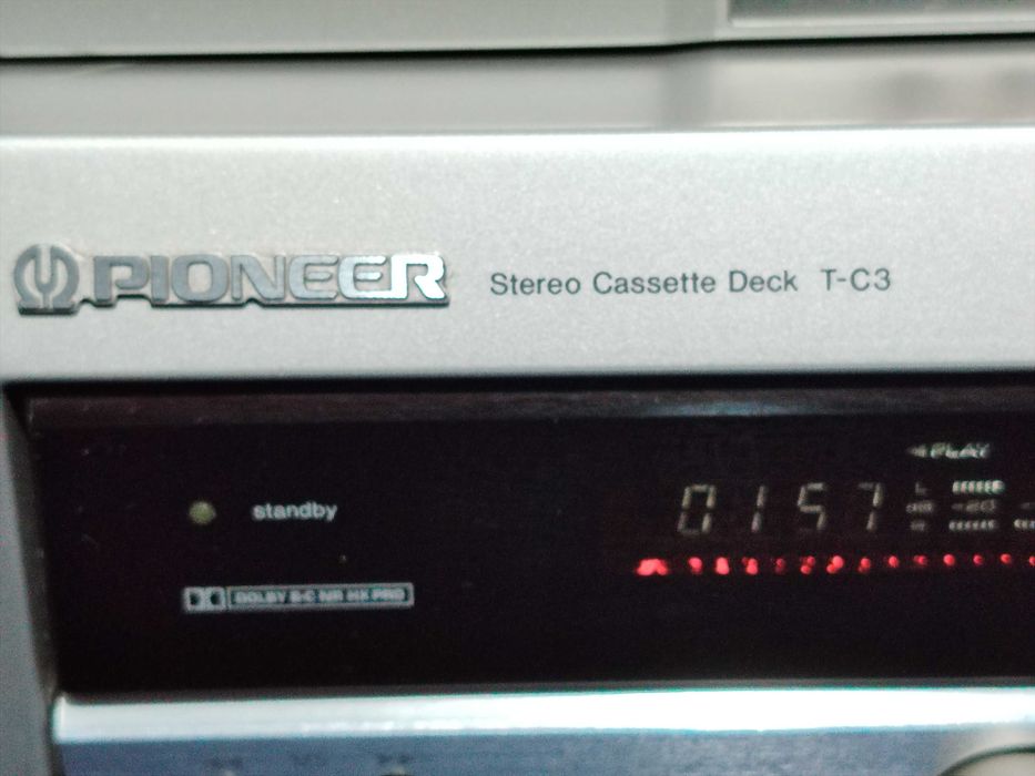 PIONEER A-C5 Stereo amplifier, PIONEER T-C3 Stereo Cassette Deck