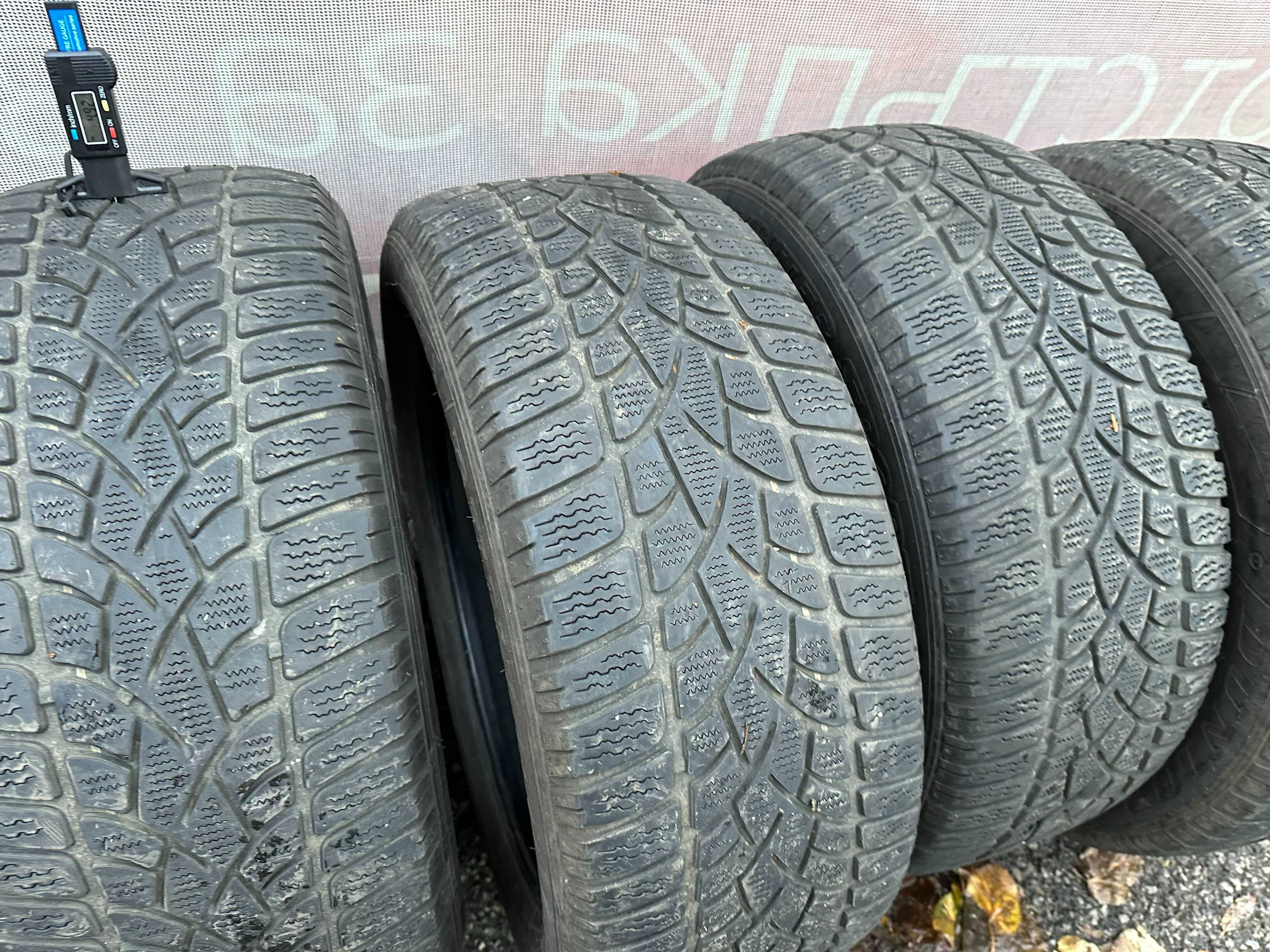 ЗИМНИ Гуми Dunlop 225/55/17  с ДОТ   11/2018г