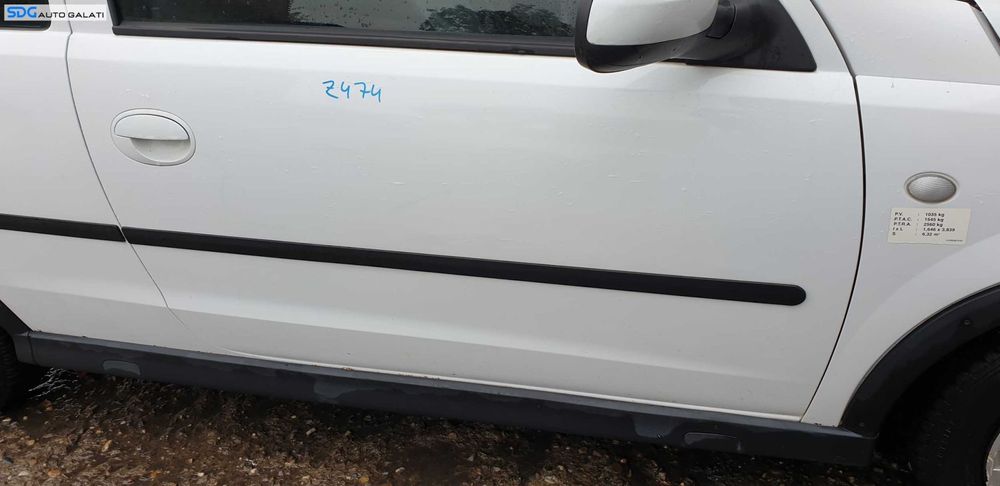 Usa Portiera Dreapta Fata Dezechipata Opel Corsa C Coupe 2 Usi 2000 - 2006 Culoare Z474