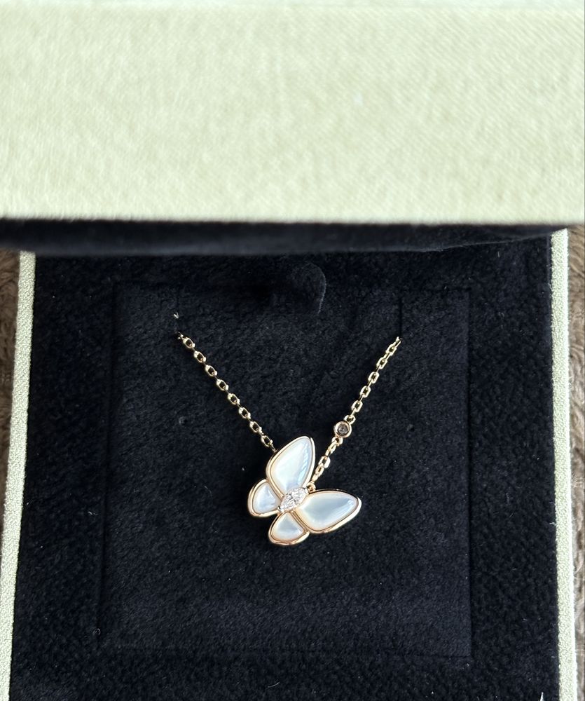 Van cleef arpels two butterfly колие
