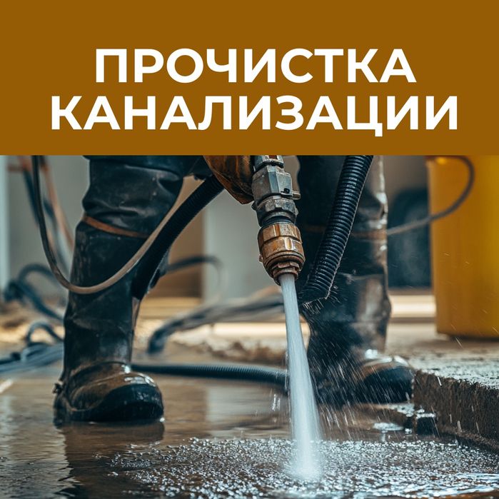 Сантехник. Чистка труб. Прочистка канализаций. Канализация тазалау.