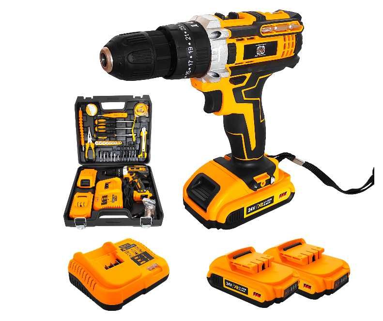 Masina gaurit si insurubat / Bormasina set cu 30 de accesorii noua