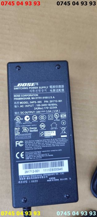 alimentator incarcator BOSE 24V 3.5A model 94PS 065