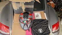 Каска AGV K5S Hurricane red L 58-59