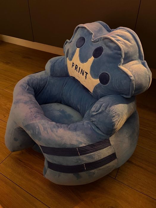 Fotoliu bebe cu spatar - Printul bleu